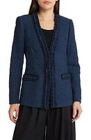 KOBI HALPERIN Lola Tweed Blazer in Navy at Nordstrom, Size Medium