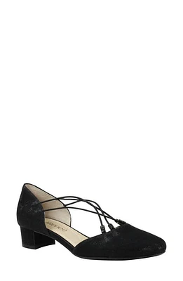 J. Reneé Pump Black Glitter Fabric at Nordstrom,