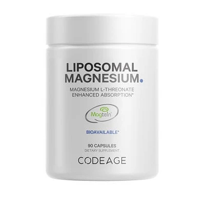 Codeage Liposomal Magnesium L-Threonate Supplement, Magtein Magnesium Threonate Capsules, 90 ct in White at Nordstrom