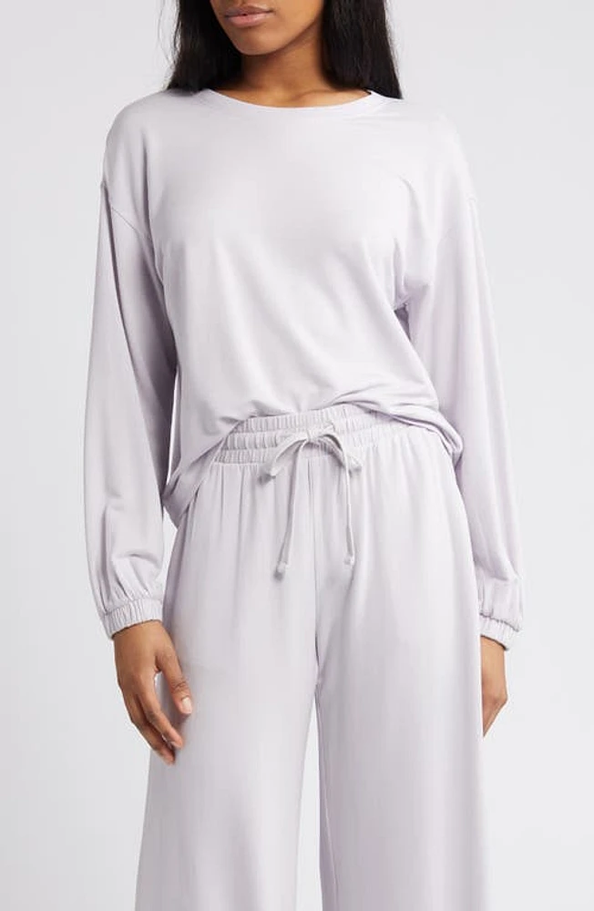 Open Edit Crewneck Lounge Top at Nordstrom,