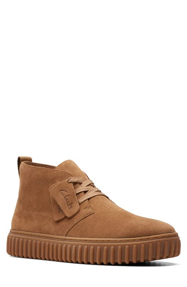 Clarks(r) Torhill Chukka Boot in Cognac Suede at Nordstrom, Size 11.5