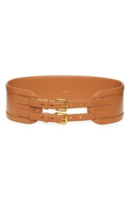 Zimmermann Double Buckle Leather Belt in Avalon at Nordstrom, Size X-Small