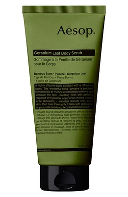 Aesop Geranium Leaf Body Scrub in None at Nordstrom