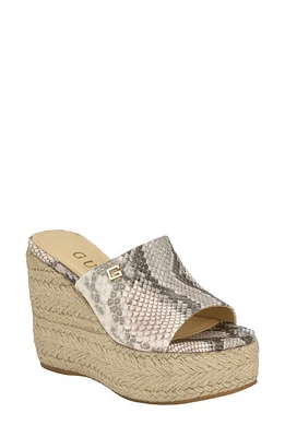 GUESS Evba Espadrille Platform Wedge Sandal at Nordstrom,