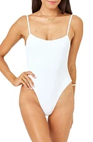 LSPACE Holly Rib One-Piece Swimsuit at Nordstrom,