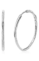 Monica Vinader Siren Muse Large Hoop Earrings in Silver at Nordstrom