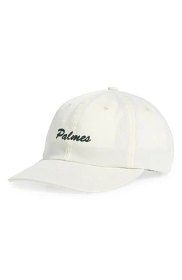 PALMES Alley Logo Adjustable Baseball Cap in Off-White at Nordstrom