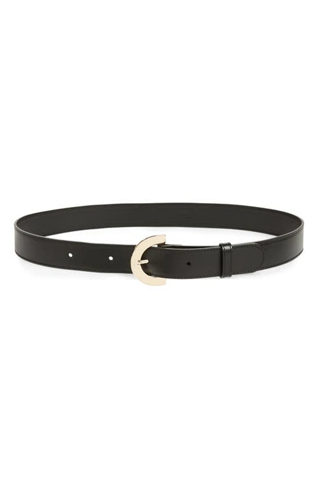 Chloé C Buckle Leather Belt at Nordstrom,