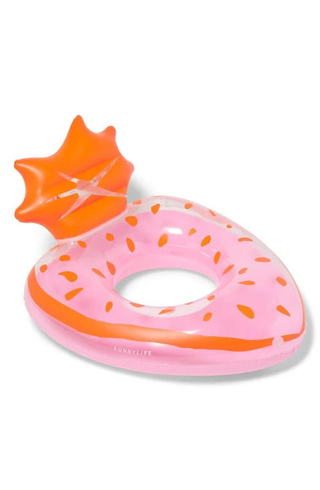 Sunnylife Strawberry Ring Luxe Pool Float in Pink at Nordstrom