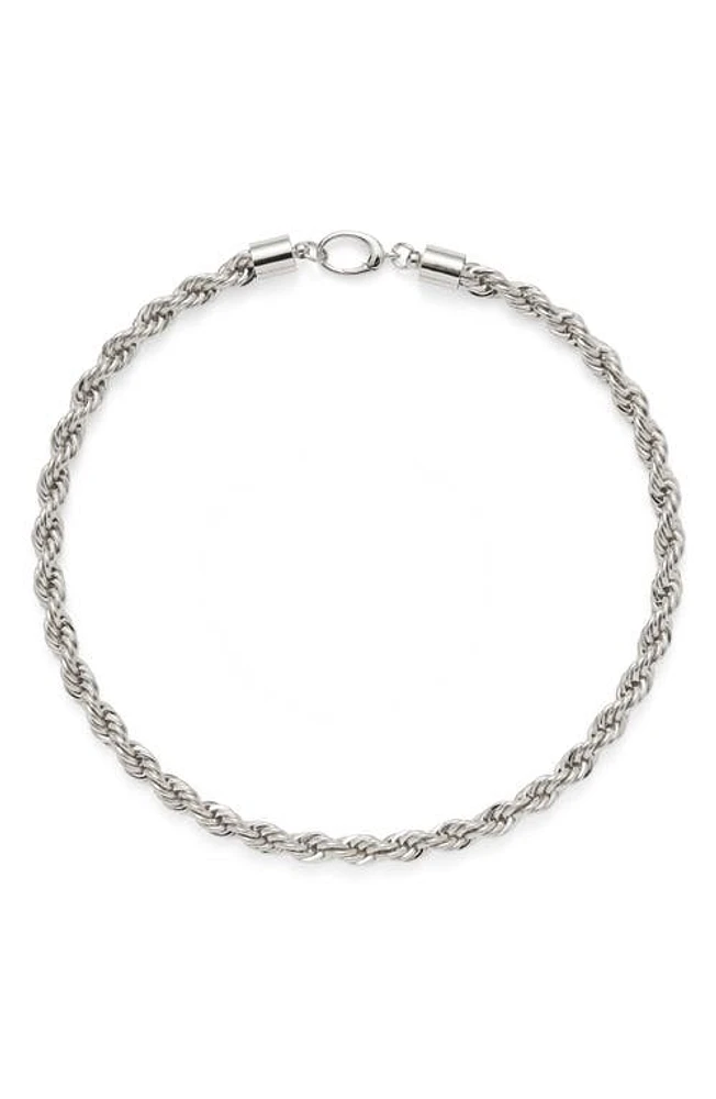 Lady Grey XL Rope Chain Necklace in Silver at Nordstrom