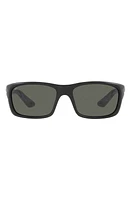 Costa Del Mar Jose Pro 62mm Polarized Oversize Rectangular Sunglasses in Matte Black at Nordstrom