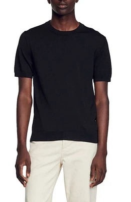 sandro Pablo Stretch Knit Crewneck T-Shirt at Nordstrom,