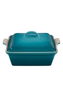 Le Creuset Heritage 2 1/2 Quart Covered Square Stoneware Casserole in Caribbean at Nordstrom