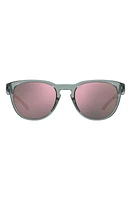 Under Armour Skylar 53mm Round Sunglasses in Green Crystal/Multi Violet at Nordstrom