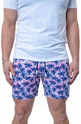 Maceoo LA Vibes Pink Swim Trunks at Nordstrom,