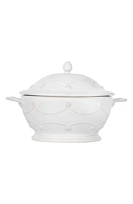 Juliska Berry & Thread Ceramic Casserole Dish with Lid in Whitewash at Nordstrom