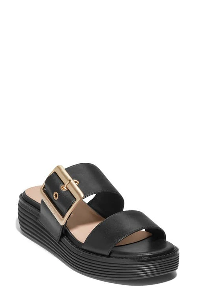 Cole Haan Original Grand Platform Sandal Black/Black at Nordstrom,