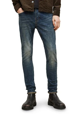 AllSaints Ronnie Stretch Jeans Indigo at Nordstrom, X