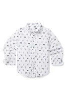 Janie and Jack x Disney Kids' Mickey & Friends All Over Print Button-Down Oxford Shirt in White Multi at Nordstrom, Size 7