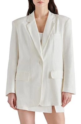 Steve Madden Imaan Oversize Linen Blend Blazer at Nordstrom,