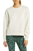 zella Luxe Pocket Sweatshirt Grey at Nordstrom,