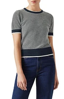 LK Bennett Honey Sweater in Navy/Ivory at Nordstrom, Size X-Small