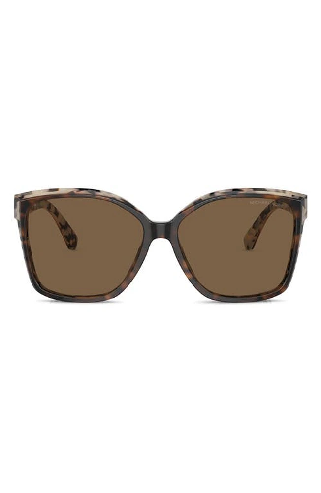 Michael Kors Malia 58mm Square Sunglasses in Brown at Nordstrom