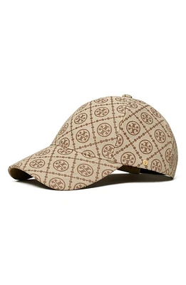 Tory Burch T Monogram Baseball Cap in Hazelnut at Nordstrom