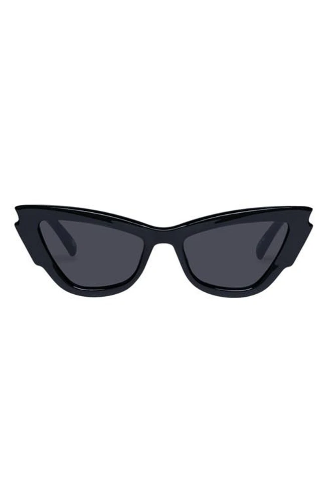 Le Specs Lost Days Cat Eye Sunglasses in Black at Nordstrom