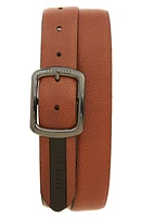 Ted Baker London Jaims Contrast Detail Leather Belt Tan at Nordstrom,