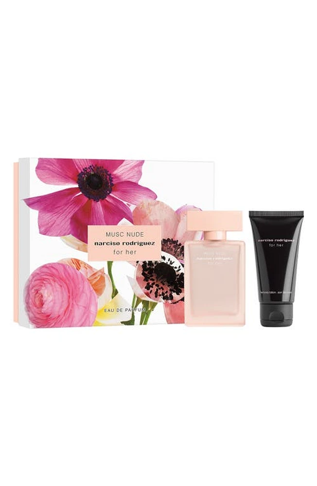 Narciso Rodriguez For Her Musc Nude Eau de Parfum Gift Set $133 Value at Nordstrom