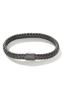 John Hardy Classic Chain Flat Rope Bracelet in Silver at Nordstrom, Size Medium