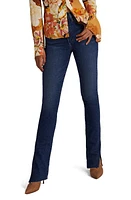 Favorite Daughter The Valentina Shortie Split Raw Hem High Waist Mini Bootcut Jeans Dallas at Nordstrom,