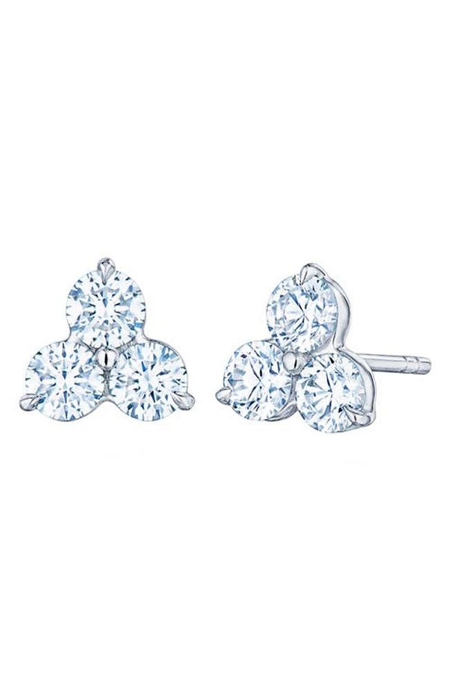 Kwiat Diamond Cluster Stud Earrings in White Gold at Nordstrom