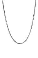 Degs & Sal Box Chain Necklace in Silver at Nordstrom