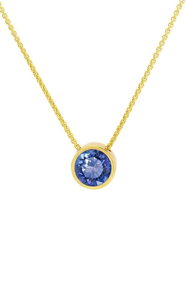 Dean Davidson Midi Signature Stone Pendant Necklace in Midnight Blue/gold at Nordstrom