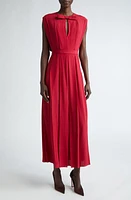 Giambattista Valli Bow Cutout Cap Sleeve Gown Amarena at Nordstrom, Us