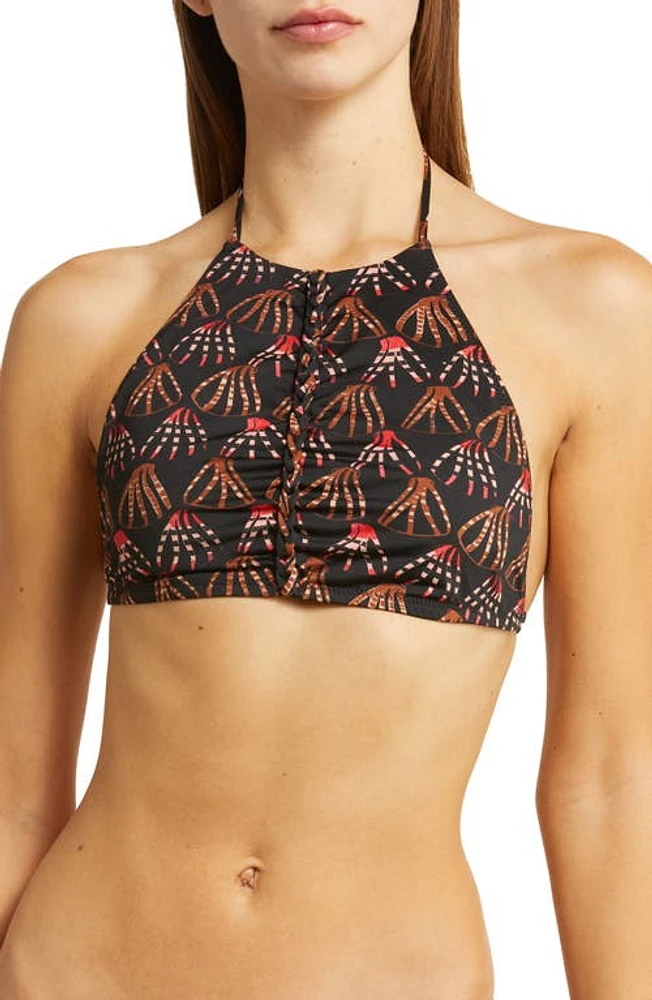 Ulla Johnson Beth Halter Bikini Top Quince at Nordstrom,