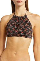 Ulla Johnson Beth Halter Bikini Top Quince at Nordstrom,