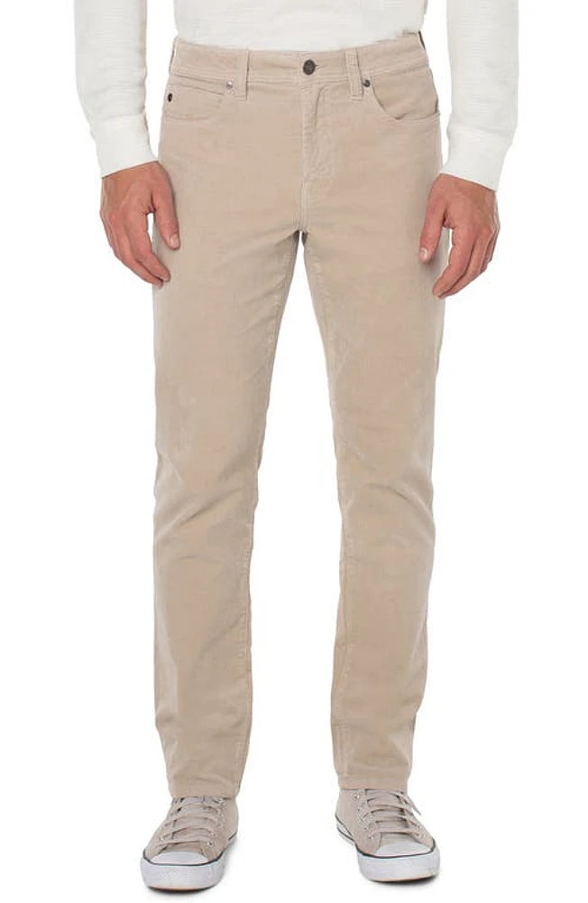 Liverpool Los Angeles Kingston Modern Slim Straight Leg Pants Oat at Nordstrom, X