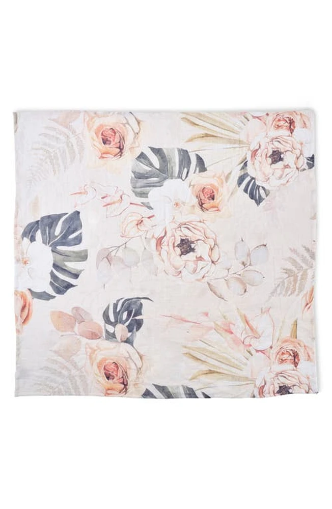 Oilo Swaddle Blanket in Vintage Bloom at Nordstrom