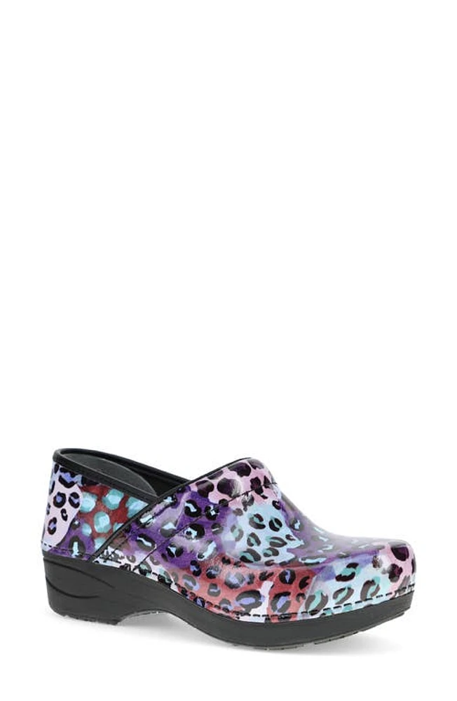 Dansko XP 2.0 Clog Purple Leopard at Nordstrom,