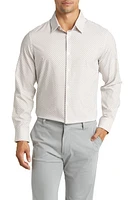 Mizzen+Main Leeward Trim Fit Dot Performance Button-Up Shirt White Pong Print at Nordstrom,