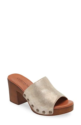 Cordani Whitley Shimmer Platform Slide Sandal Granito Corda at Nordstrom,