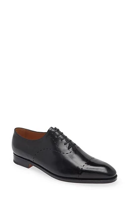 John Lobb City II Cap Toe Oxford Black at Nordstrom,