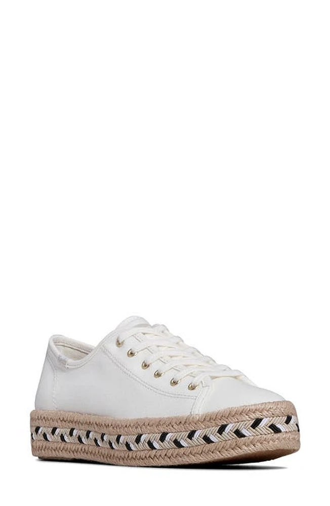 Keds Triple Kick Sneaker Natural Canvas at Nordstrom,