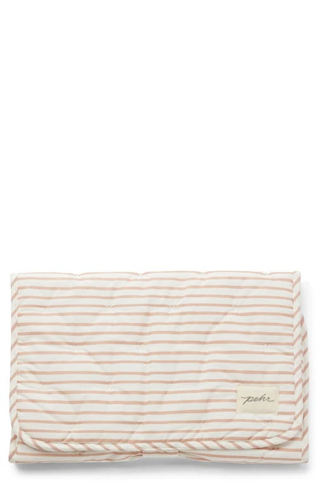 Pehr On the Go Coated Organic Cotton Changing Pad in Petal at Nordstrom