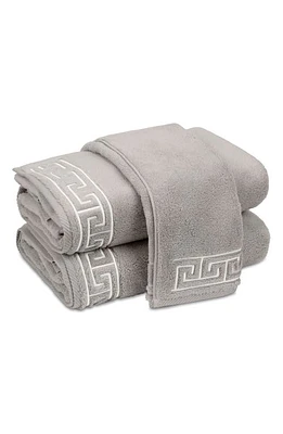 Matouk Adelphi Cotton Washcloth in Sterling at Nordstrom