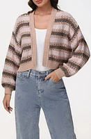 525 Zoe Open Stitch Crop Cardigan Multi at Nordstrom,