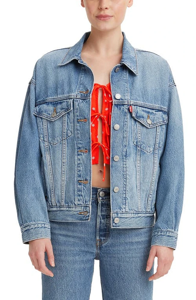 levi's '90s Denim Trucker Jacket Soft As Butter Mid at Nordstrom,